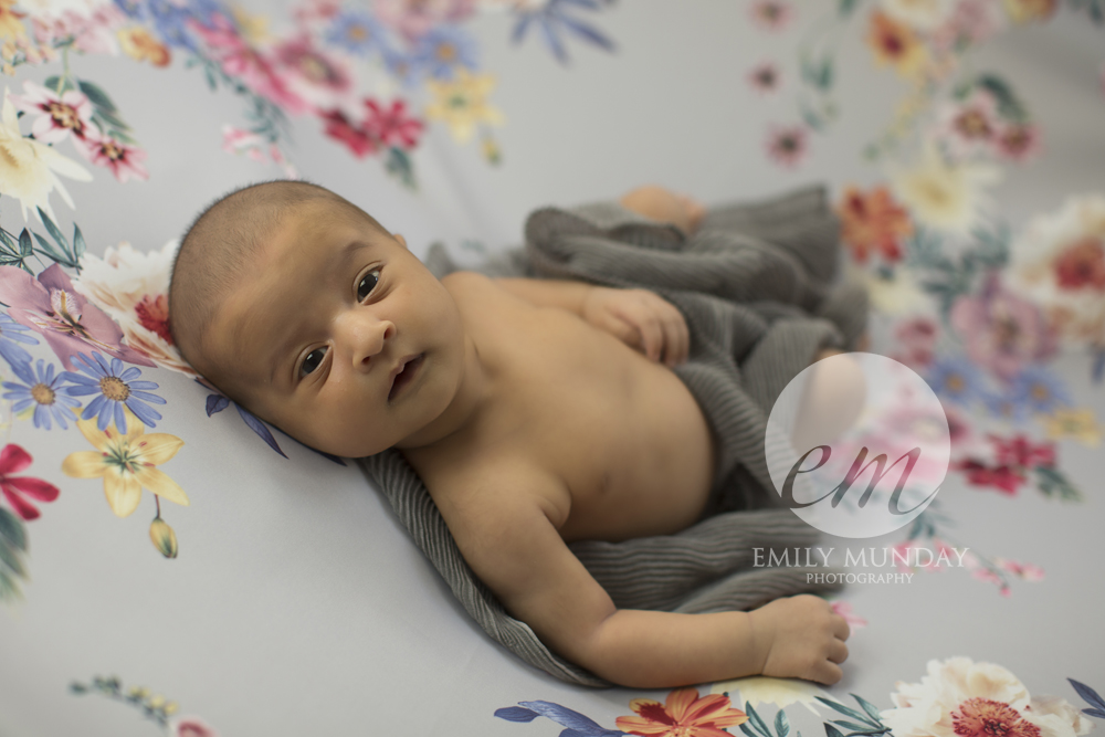 studio newborn photo shoot photography Plymouth Devon Emily Munday Monday 