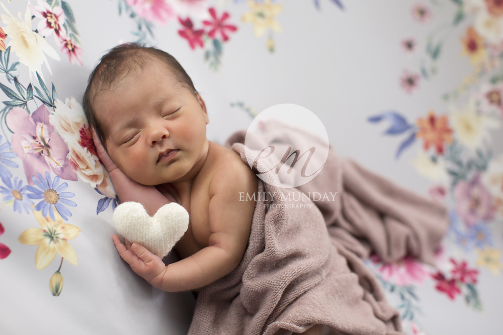 studio newborn photo shoot photography Plymouth Devon Emily Munday Monday 