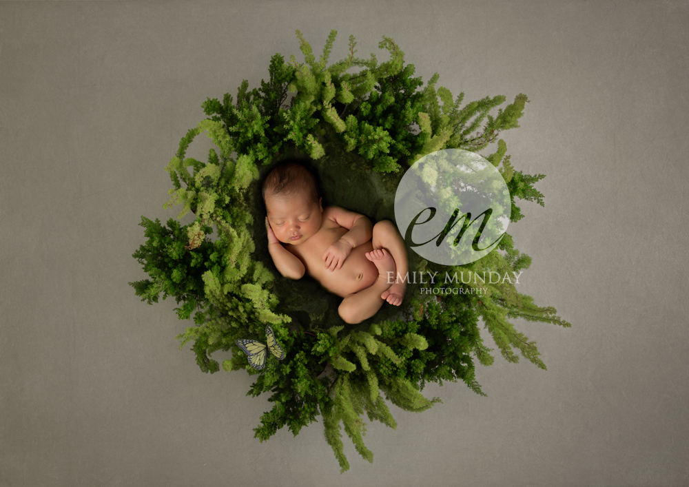 studio newborn photo shoot photography Plymouth Devon Emily Munday Monday 