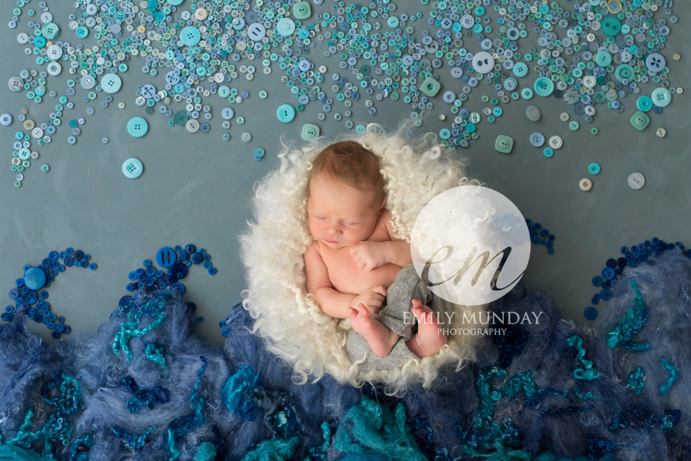 plymouth shell lighthouse baby boy newborn studio session emily munday monday photography 