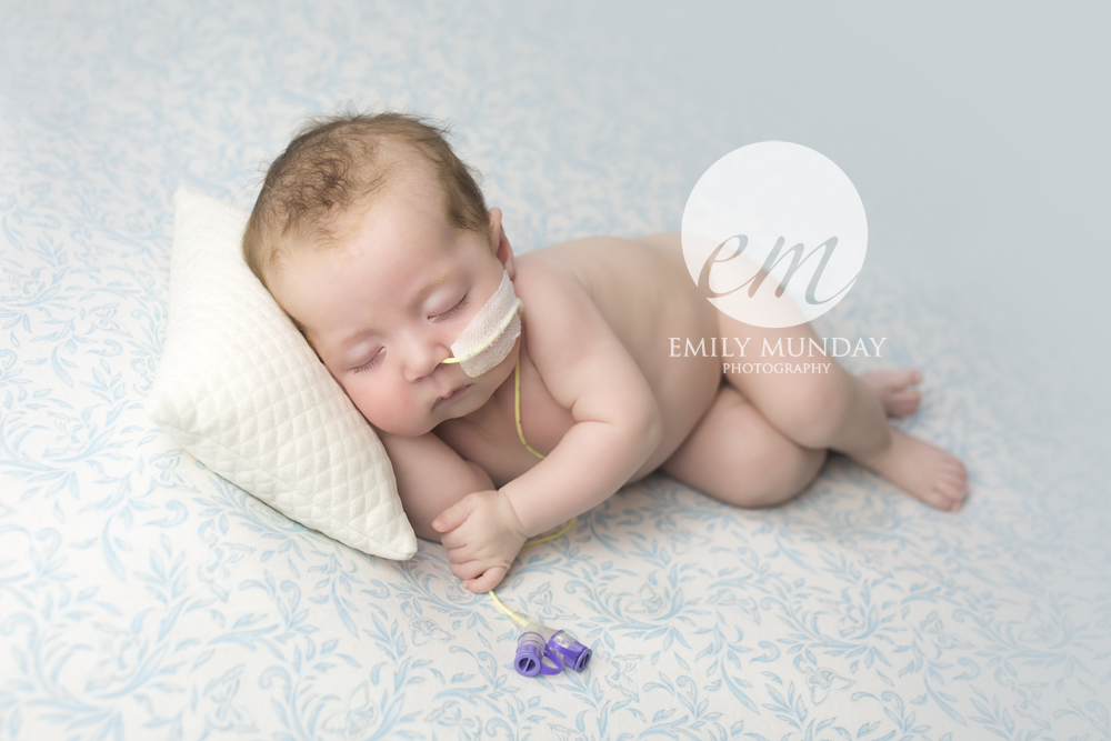 isabella cleft palate NHS newborn photos baby pictures plymouth devon emily munday monday photographer photography feeding tube posed awake