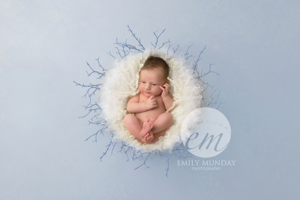 baby space theme Plymouth studio session newborn photo shoot photography Devon emily munday monday home studio