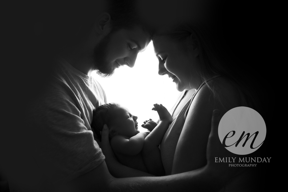 family lifestyle black and white photos portraits plymouth pictures photography photographer emily monday munday Lipson studio baby newborn studio posed natural